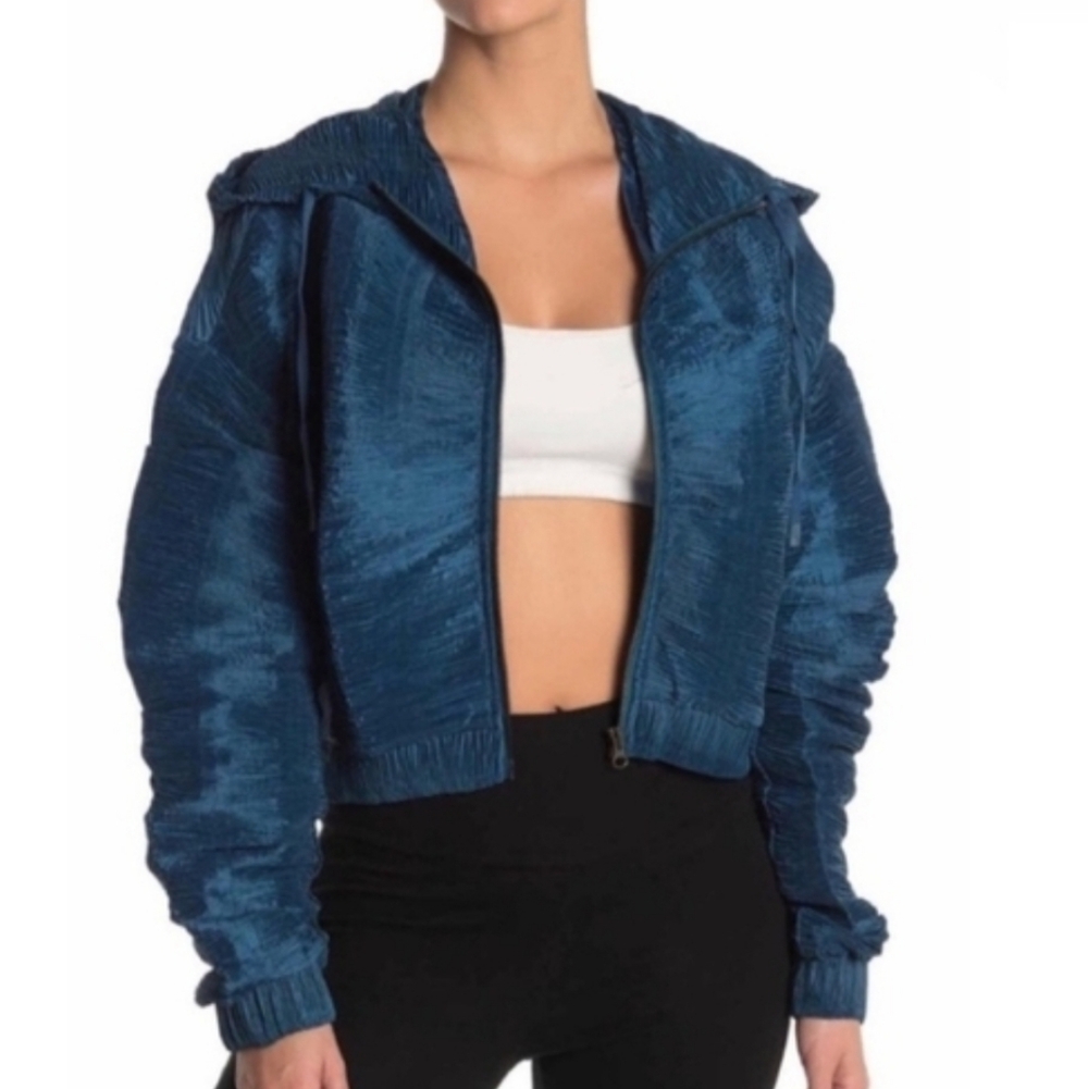 ALO Yoga Deep Blue Bomber Jacket